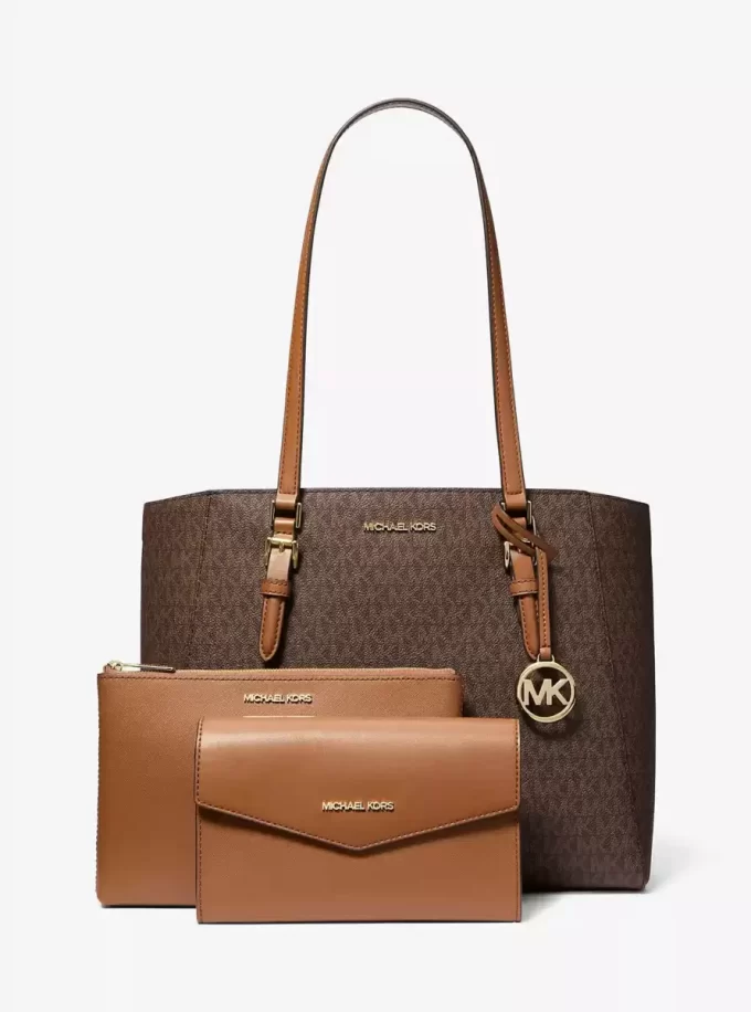 Bolso tote grande 3 en 1 con el logotipo de Charlotte Bolso tote grande 3 en 1 con el logotipo de Charlotte