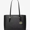Bolso tote grande Charlotte de piel saffiano 3 en 1 Bolso tote grande Charlotte de piel saffiano 3 en 1