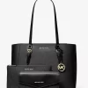 Bolso tote grande Charlotte de piel saffiano 3 en 1 Bolso tote grande Charlotte de piel saffiano 3 en 1