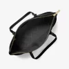 Bolso tote grande Charlotte de piel saffiano con cremallera superior Bolso tote grande Charlotte de piel saffiano con cremallera superior