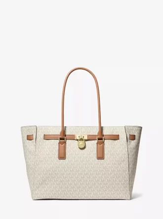 Bolso tote grande con logotipo de la firma Hamilton Moderne
