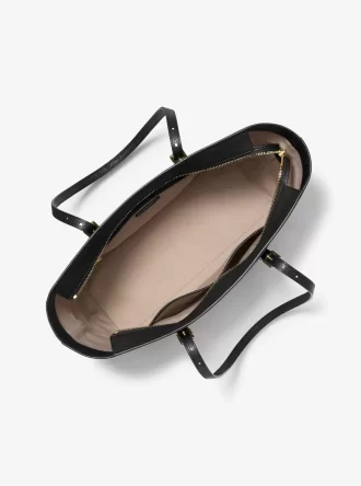 Bolso tote grande de piel granulada Quinn