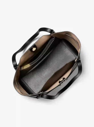 Bolso tote grande de piel granulada Reed