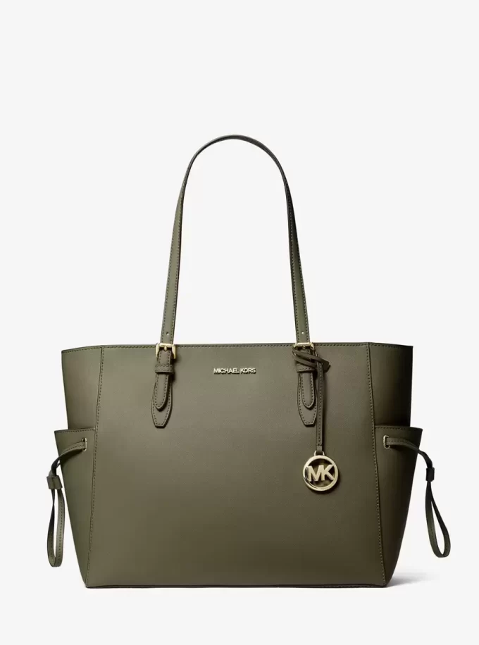 Bolso tote grande de piel saffiano Gilly Bolso tote grande de piel saffiano Gilly