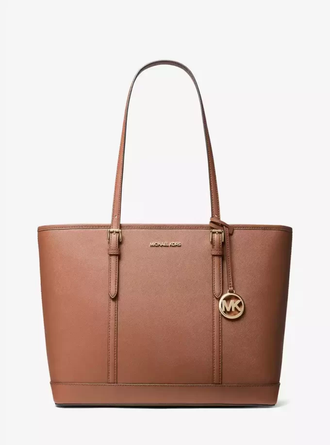 Bolso tote grande de piel saffiano Jet Set Travel