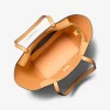 Bolso tote grande Flora con logotipo distintivo y de piel
