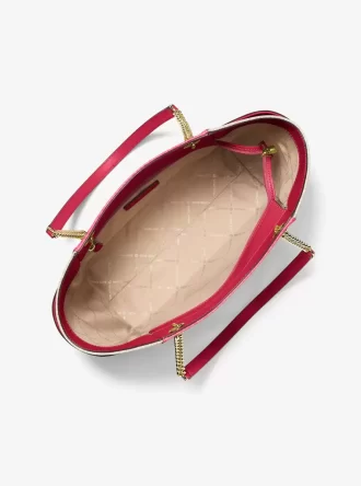 Bolso tote grande Jet Set con logotipo distintivo en bloques de color