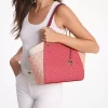 Bolso tote grande Jet Set con logotipo distintivo en bloques de color Bolso tote grande Jet Set con logotipo distintivo en bloques de color