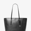 Bolso tote grande metálico con el logotipo de Quinn