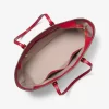 Bolso tote grande metálico con el logotipo de Quinn