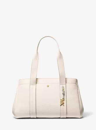 Bolso tote grande Romee de piel granulada