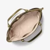 Bolso tote grande Sullivan de piel saffiano con cremallera superior