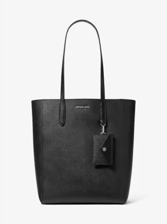 Bolso tote grande Vincent de piel saffiano con tarjetero