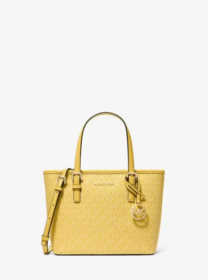 Bolso tote Jet Set Travel extra pequeño con cremallera superior y logotipo Bolso tote Jet Set Travel extra pequeño con cremallera superior y logotipo