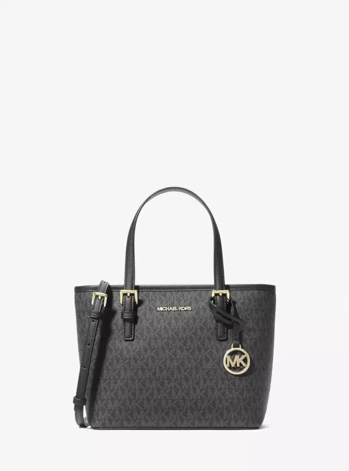 Bolso tote Jet Set Travel extra pequeño con cremallera superior y logotipo Bolso tote Jet Set Travel extra pequeño con cremallera superior y logotipo
