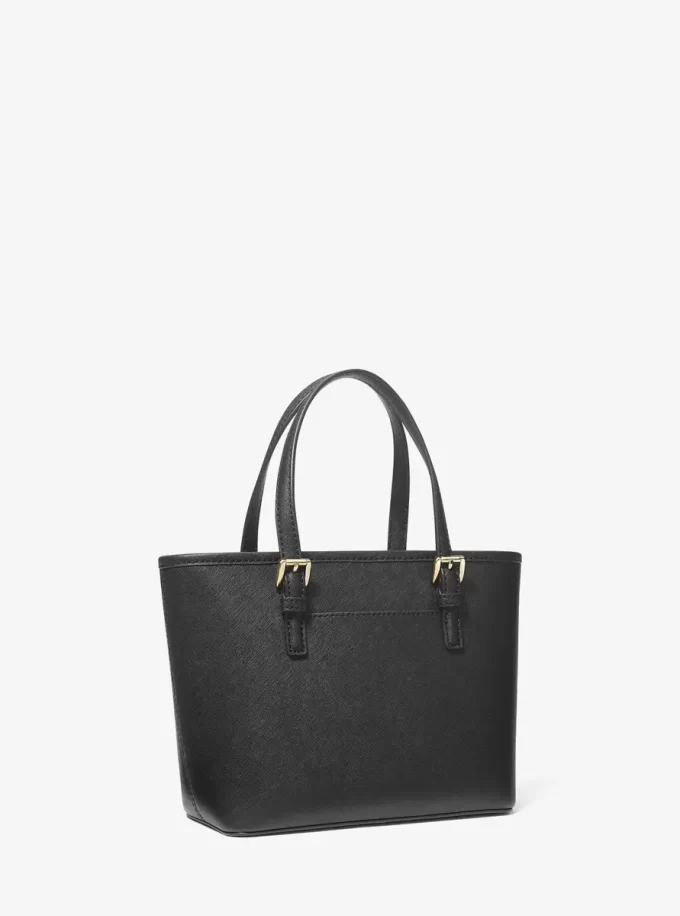 Bolso tote Jet Set Travel extrapequeño de piel saffiano con cremallera superior Bolso tote Jet Set Travel extrapequeño de piel saffiano con cremallera superior