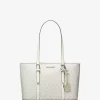 Bolso tote Jet Set Travel pequeño con cremallera superior y logotipo Bolso tote Jet Set Travel pequeño con cremallera superior y logotipo