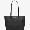Bolso tote mediano con bolsillo y logotipo de Jet Set Bolso tote mediano con bolsillo y logotipo de Jet Set