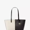 Bolso tote mediano con logotipo bicolor Jet Set Bolso tote mediano con logotipo bicolor Jet Set