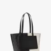Bolso tote mediano con logotipo bicolor Jet Set Bolso tote mediano con logotipo bicolor Jet Set