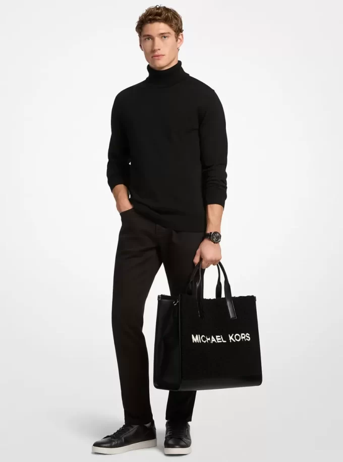 Bolso tote mediano convertible de sherpa Cooper Bolso tote mediano convertible de sherpa Cooper