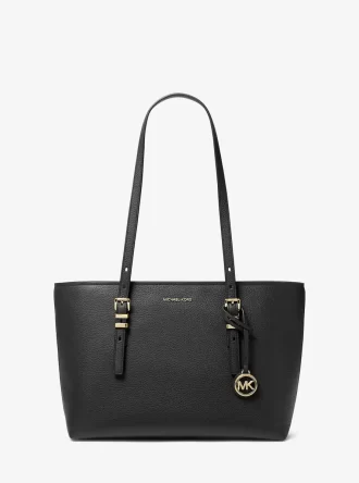Bolso tote mediano de piel granulada Quinn