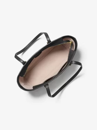 Bolso tote mediano de piel granulada Quinn