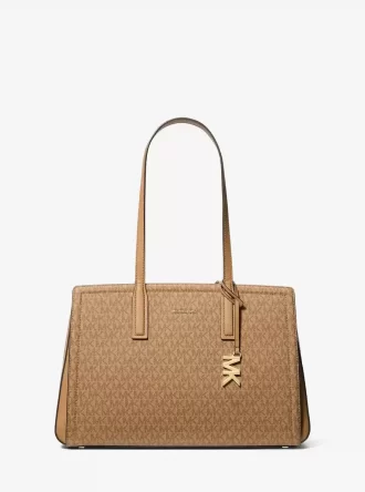 Bolso tote mediano Laila con logotipo de la firma