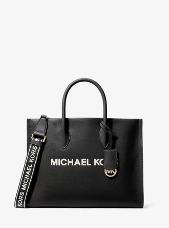 Bolso tote mediano Mirella de piel granulada