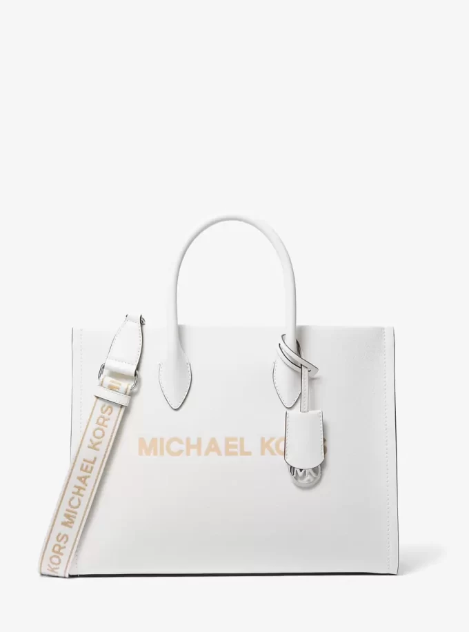 Bolso tote mediano Mirella de piel granulada Bolso tote mediano Mirella de piel granulada