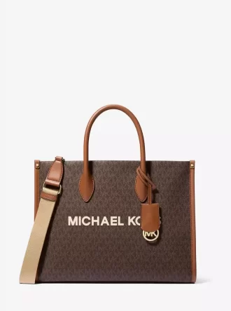 Bolso tote Mirella mediano con logo distintivo