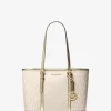 Bolso tote pequeño con cremallera superior y logo metálico de Jet Set Travel Bolso tote pequeño con cremallera superior y logo metálico de Jet Set Travel