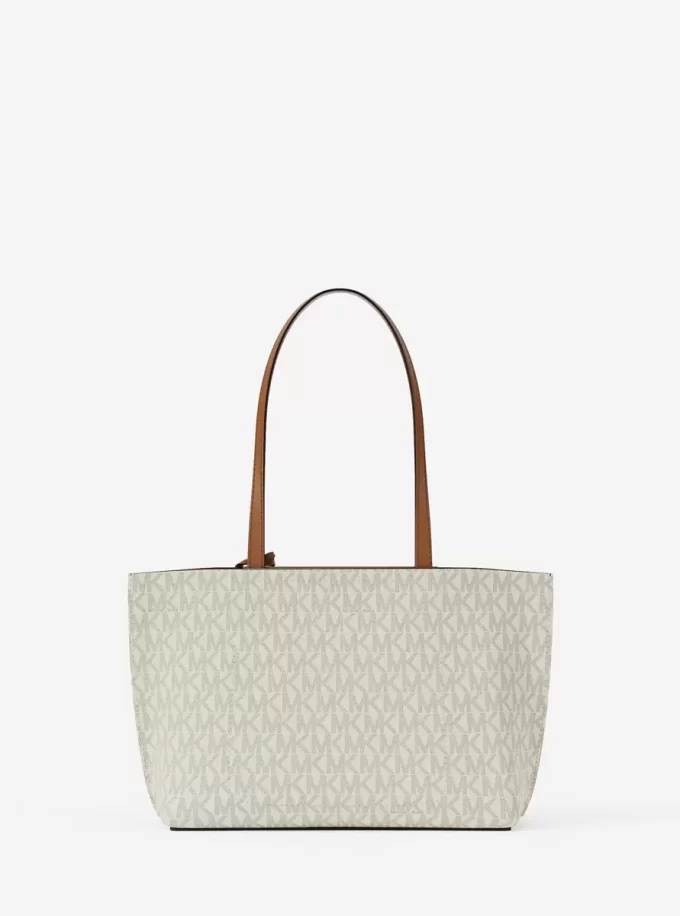 Bolso tote pequeño Evelyn con el logotipo de la firma Bolso tote pequeño Evelyn con el logotipo de la firma