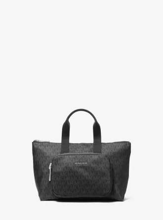 Bolso tote plegable reversible con logotipo de la firma impreso de Tanner