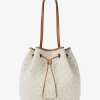 Bolso tote tipo cubo mediano con el logotipo de la firma Avery Bolso tote tipo cubo mediano con el logotipo de la firma Avery
