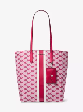 Bolso tote Vincent Large Logo Jacquard con tarjetero