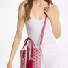 Bolso tote Vincent pequeño con logo en jacquard y tarjetero Bolso tote Vincent pequeño con logo en jacquard y tarjetero