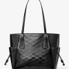 Bolso tote Voyager Large con logotipo de patente grabado Bolso tote Voyager Large con logotipo de patente grabado