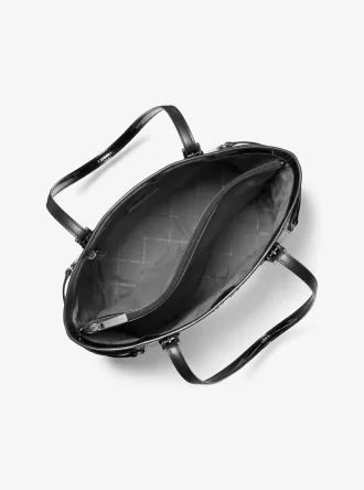 Bolso tote Voyager Large con logotipo de patente grabado
