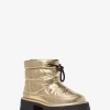 Bota Barton de piel metalizada craquelada Bota Barton de piel metalizada craquelada