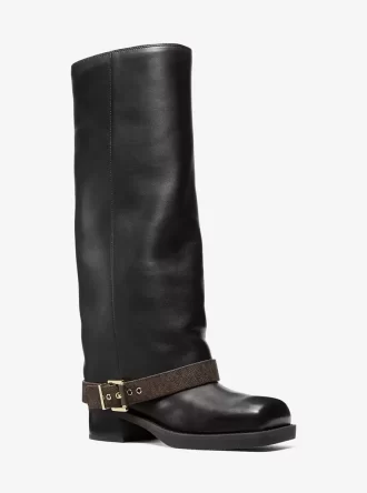 Bota Colby de cuero y logotipo exclusivo
