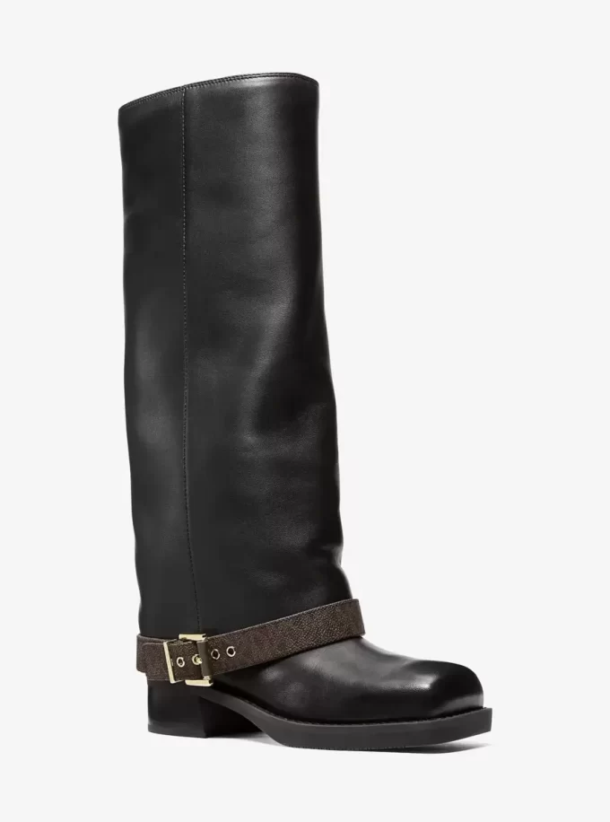 Bota Colby de cuero y logotipo exclusivo