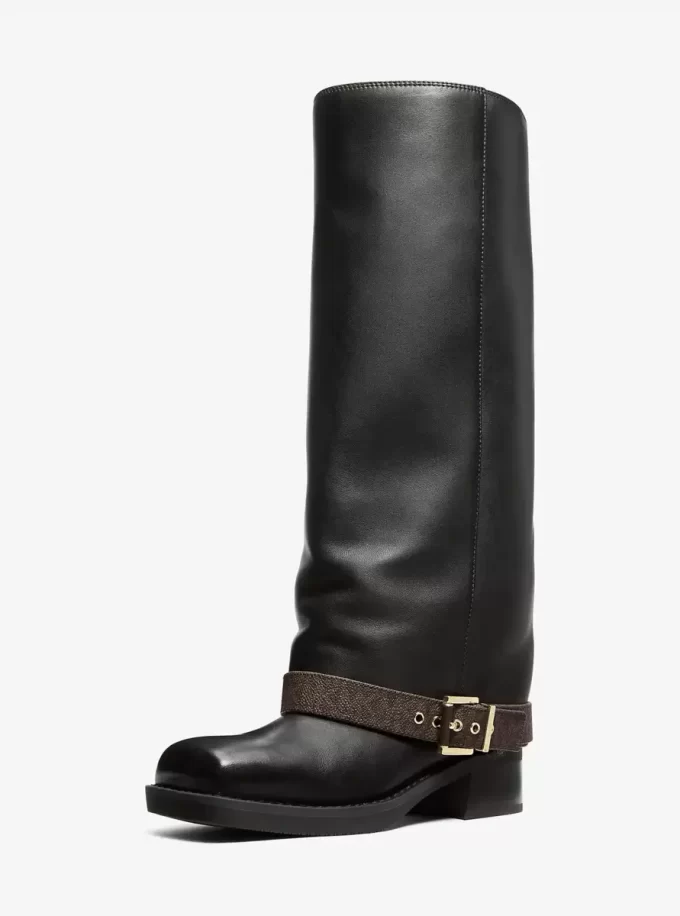 Bota Colby de cuero y logotipo exclusivo