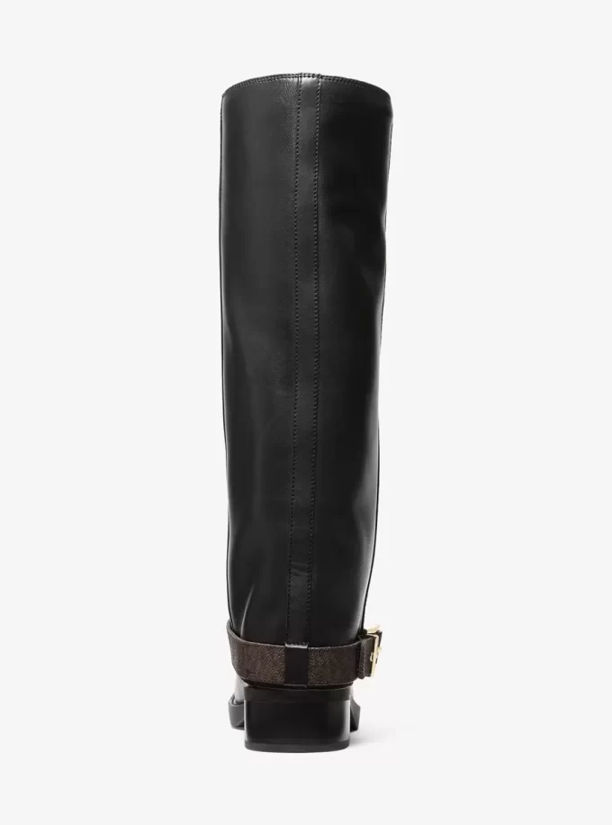 Bota Colby de cuero y logotipo exclusivo