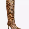 Bota Darrah de piel de becerro con estampado de leopardo Bota Darrah de piel de becerro con estampado de leopardo