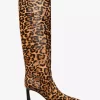 Bota Darrah de piel de becerro con estampado de leopardo Bota Darrah de piel de becerro con estampado de leopardo