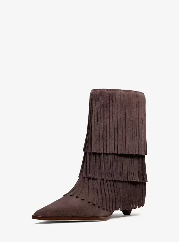 Bota de ante con flecos Jayla Bota de ante con flecos Jayla