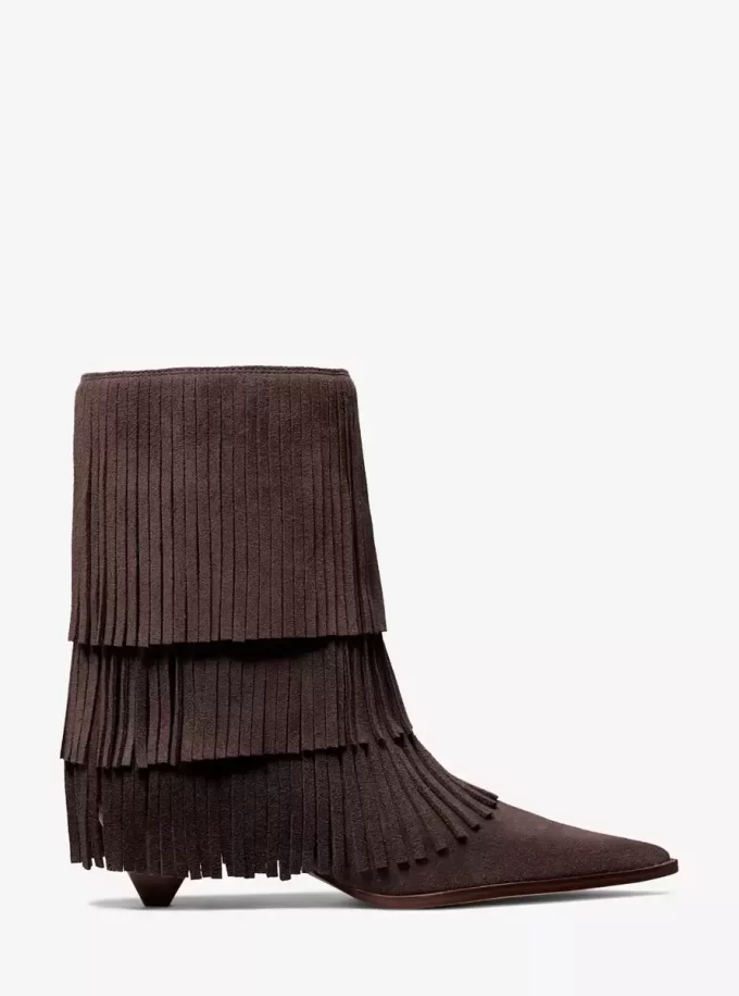 Bota de ante con flecos Jayla Bota de ante con flecos Jayla
