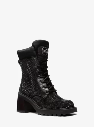 Bota de combate adornada Cade