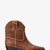Bota de cuero desgastada Noemie Bota de cuero desgastada Noemie